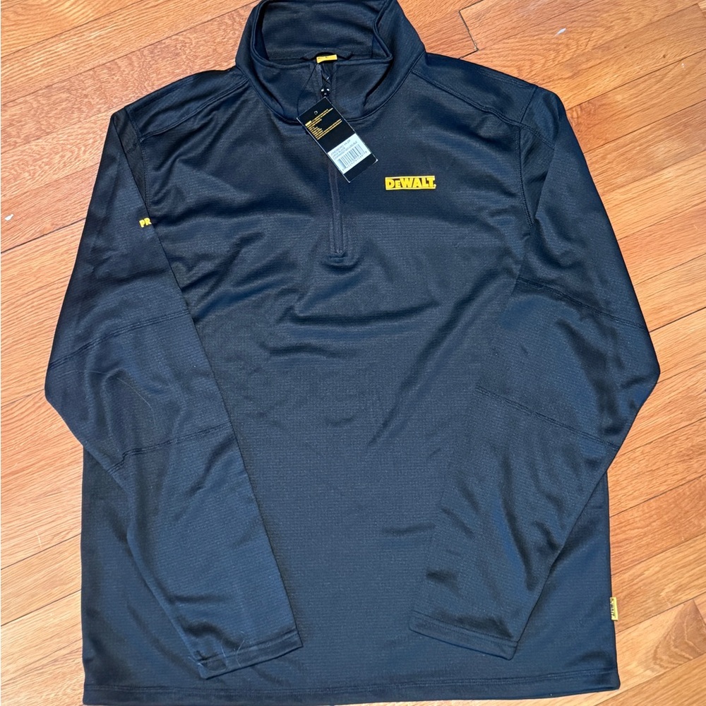 DeWalt Men's Black Pullover 3/4 Zip